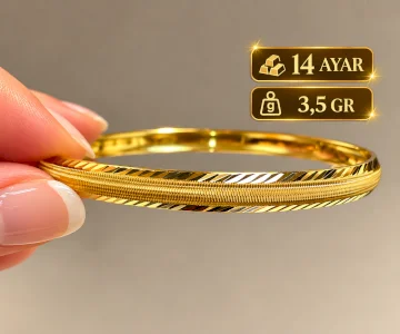 14 AYAR ŞARNEL ALTIN BİLEZİK (3,5 Gr)
