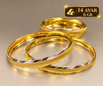14 AYAR ŞARNEL ALTIN BİLEZİK (6 Gr)