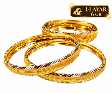 14 AYAR ŞARNEL ALTIN BİLEZİK (6 Gr)