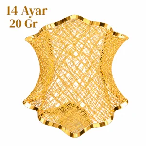 14 AYAR Fileli Hasır Altın  Bilezik (21,40 Gr)