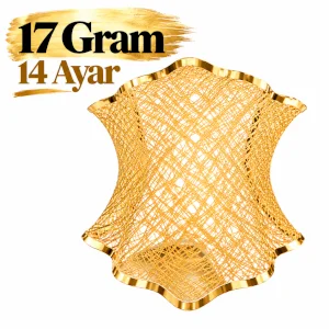 14 AYAR Fileli Hasır Altın  Bilezik   (17 Gr)