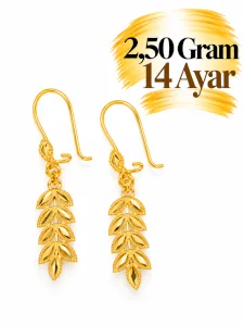 Başak Model  Altın Küpe | Gram aralığı: 2,30 - 2,50 g