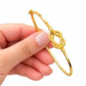 Ajda Sonsuzluk Desenli Kelepçe 14 ayar Altın (18cm)  | Gram aralığı:3g