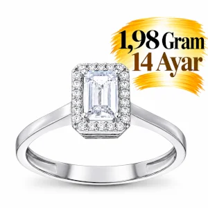 Altın Baget Yüzük  | Gram aralığı: 1,98 g